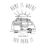 Van Life (Home Is Where You Park It) - Long Sleeve - pure apparel and surf