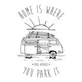 Van Life (Home Is Where You Park It) - Long Sleeve - pure apparel and surf